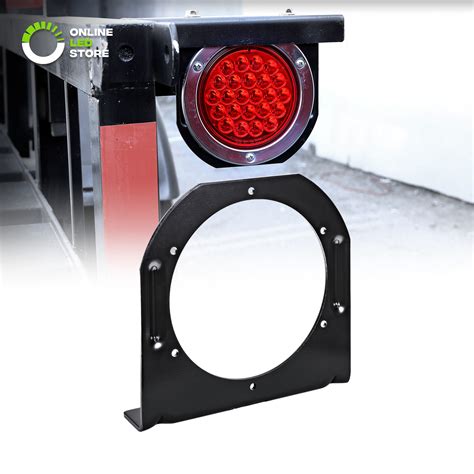 stainless steel tail light boxes|semi truck tail light bracket.